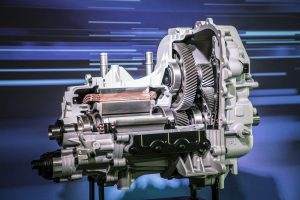 Powerful: The output of the electric motor is equivalent to 150 kW/204 hp.