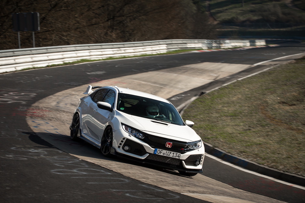 2017 Honda Civic Type R sets new lap record at the Nürburgring
