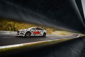 Jaguar XE SV Project 8 prototype testing Nurburgring