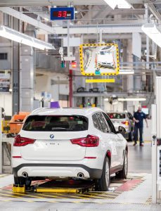 The X3 G01 in assembly Hall 54 on 6/5/17 - File: 060417GR34