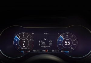 2018 Ford Mustang 12-inch LCD digital instrument cluster in Normal View