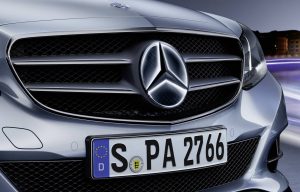 Beleuchteter Mercedes Stern Illuminated Mercedes Star