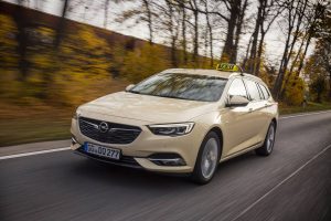 Spacious and comfortable: The Opel Insignia Sports Tourer as taxi.