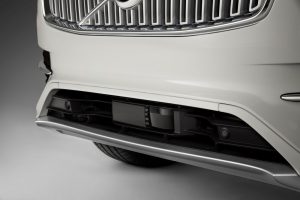 Lidar on Volvo's XC90 Drive Me car