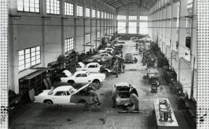 Maserati_Modena_plant_production_line_1958