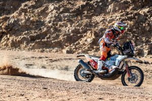 Dakar 2020 Mani Gyenes in timpul etapei 2 foto RallyZone