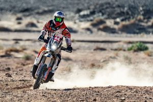 Mani Gyenes in timpul etapei 2 Dakar 2020 foto RallyZone