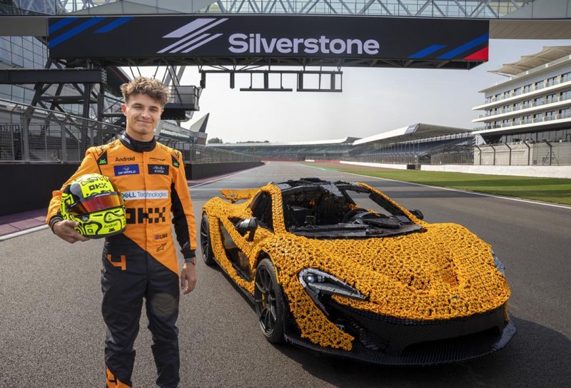 McLaren P1, Lego, Lando Norris, Silverstone
